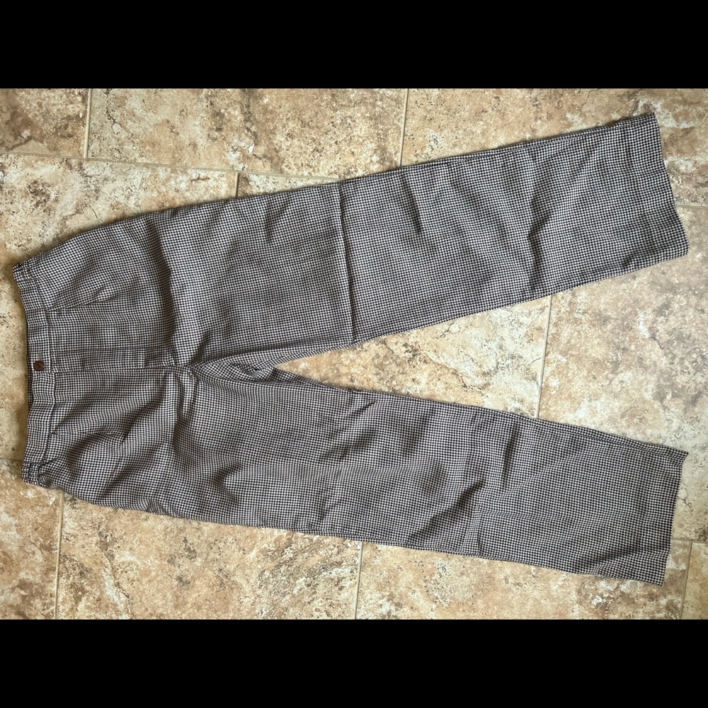 Houndstooth Tapered Slacks